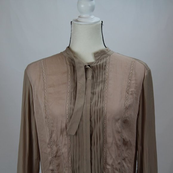 Allsaints Women's Quartet Gloss Dress 8 Dusk Pink - Picture 3 of 9